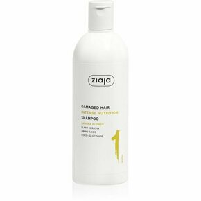 Ziaja Plant Essentials Banana Flower hranilni šampon za poškodovane lase 400 ml