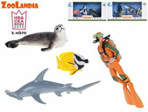 WEBHIDDENBRAND Potapljač Zoolandia z morskim psom in dodatki