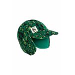 Otroška kapa Mini Rodini zelena barva - zelena. Otroška kapa s šiltom vrste baseball iz kolekcije Mini Rodini. Model izdelan iz vzorčaste tkanine.