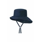 Otroški klobuk Reima Rantsu mornarsko modra barva - mornarsko modra. Otroški klobuk iz kolekcije Reima. Model z ozkim robom, izdelan iz enobarvnega materiala. Model ima zaščito pred soncem UPF 50+.