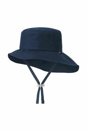 Otroški klobuk Reima Rantsu mornarsko modra barva - mornarsko modra. Otroški klobuk iz kolekcije Reima. Model z ozkim robom