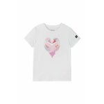Otroška kratka majica Reima Vauhdikas roza barva - roza. Otroška kratka majica iz kolekcije Reima. Model izdelan iz tanke, rahlo elastične pletenine.