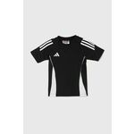 Adidas Majice obutev za trening črna XS Tiro 24 Sweat Tee Jr