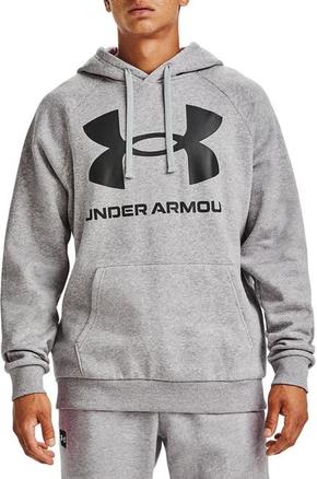 Under Armour Pulover Rival Fleece Big Logo HD-GRY S