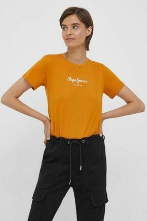 Bombažna kratka majica Pepe Jeans Wendys oranžna barva - oranžna. Kratka majica iz kolekcije Pepe Jeans