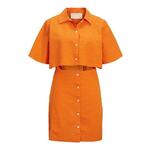JJXX Srajčna obleka 12226608 Oranžna Regular Fit