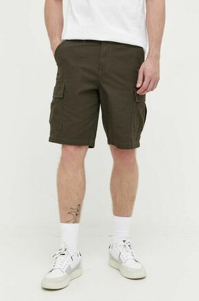 Bombažne kratke hlače Billabong zelena barva - zelena. Kratke hlače iz kolekcije Billabong. Model izdelan iz udobnega materiala. Model iz togega materiala