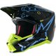 Alpinestars S-M5 Action Helmet Black/Cyan/Yellow Fluorescent/Glossy L Čelada