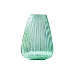 Vaza iz zelenega stekla Bitz Kusintha, višina 22 cm