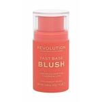 Makeup Revolution London Fast Base Blush rdečilo za obraz 14 g odtenek Peach za ženske
