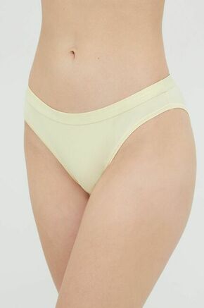 Spodnjice Calvin Klein Underwear rumena barva - rumena. Spodnjice iz kolekcije Calvin Klein Underwear. Model izdelan iz elastične