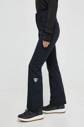 Smučarske hlače Rossignol črna barva - črna. Smučarske hlače iz kolekcije Rossignol. Model izdelan materiala tipa softshell.