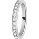 Morellato Jeklen prstan s kristali Love Rings SNA41 (Obseg 52 mm)
