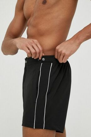 Kopalne kratke hlače Michael Kors črna barva - črna. Kopalne kratke hlače iz kolekcije Michael Kors. Model izdelan iz tanke