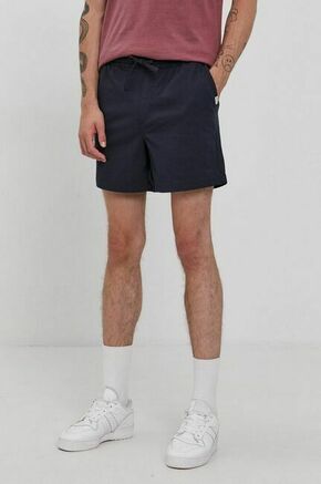 Kratke hlače Jack &amp; Jones moške - mornarsko modra. Kratke hlače iz kolekcije Jack &amp; Jones. Model izdelan iz tkanine.