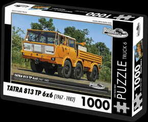 RETRO-AUTA© Puzzle TOVORNJAK št. 6 Tatra 813 TP 6x6 (1967-1982) 1000 kosov