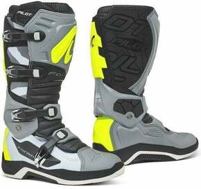 Forma Boots Pilot Grey/White/Yellow Fluo 44 Motoristični čevlji