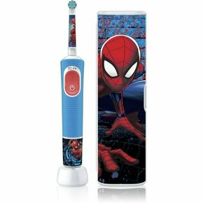 Oral-B Pro Kids 3+ Spiderman električna zobna ščetka + potovalni kovček