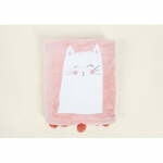 Rožnata bombažna otroška odeja 75x120 cm Kitty – Mijolnir
