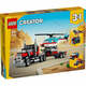 LEGO® Creator 3in1 31146 Ploščadni tovornjak s helikopterjem