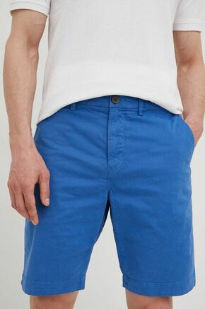 Kratke hlače Superdry moške - modra. Kratke hlače iz kolekcije Superdry. Model izdelan iz tanke