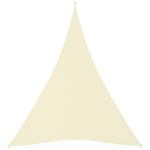 shumee Vrtna jadra Oxford Cloth Triangular 4x5x5 m Cream