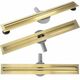 Linijski odtok REA Neox Slim pro Brush Gold 100