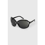 Sončna očala Tom Ford ženska, črna barva, FT1068_6801A - črna. Sončna očala iz kolekcije Tom Ford. Model z enobarvnimi stekli in okvirji iz plastike. Ima filter UV 400.