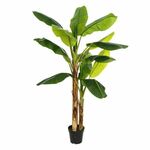 NEW Dekorativna rastlina 103 x 95 x 200 cm Zelena PVC Banana rastlina