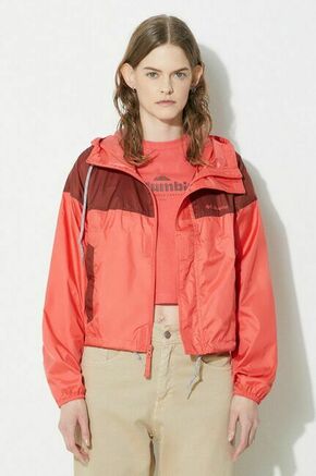 Outdoor jakna Columbia Flash Challenger rdeča barva - rdeča. Outdoor jakna iz kolekcije Columbia. Lahek model