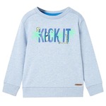 vidaXL Otroški pulover nežno modra melange 104