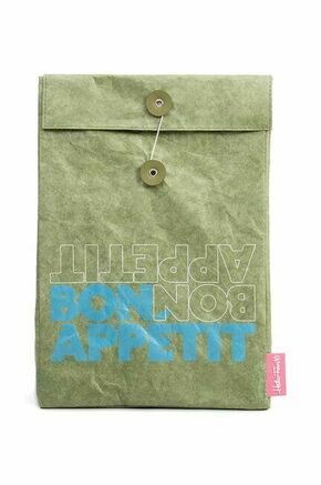 Termo torba Helio Ferretti - zelena. Termo torba iz kolekcije Helio Ferretti. Model izdelan iz papirja.