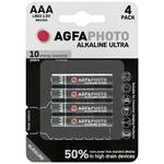 Agfaphoto Ultra alkalna baterija 1,5 V, LR03/AAA, 4 kosi