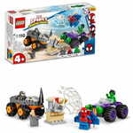LEGO Super Heroes&nbsp;10782 Spopad Hulka in Rhina v pošastnih tovornjakih