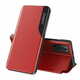 MG Eco Leather View knjižni ovitek za Xiaomi Redmi K40 / Poco F3, rdeča
