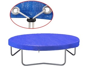 VIDAXL Pokrivalo za trampolin PE 360-367 cm 90 g/m²