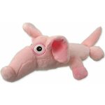 Igrača Dog Fantasy Silent Squeak slon roza 26 cm