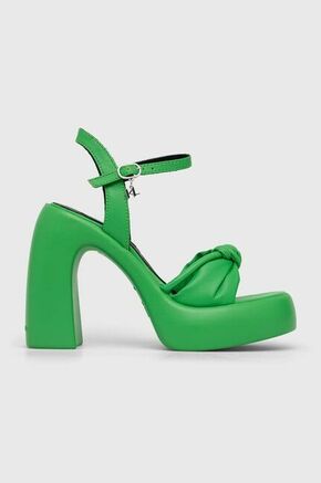 Sandali Karl Lagerfeld ASTRAGON HI zelena barva