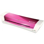 Leitz laminator iLam Home Office A4, kovinsko rožnat