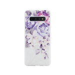Chameleon Samsung Galaxy S10 - Gumiran ovitek (TPUP) - Purple Roses