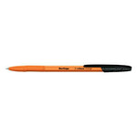 Berlingo, kroglično pero, črno, 50 kosov, 0,7 mm, Tribase Orange