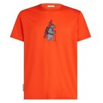 Majica Icebreaker Merino 150 Tech Lite SS Bear Tour, fervid (L)