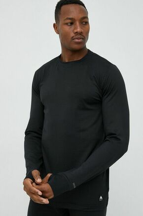 Funkcionalna majica z dolgimi rokavi Burton črna barva - črna. Funkcionalna majica z dolgimi rokavi iz kolekcije Burton. Model izdelan iz materiala