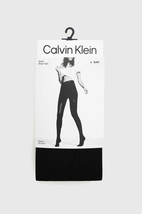 Calvin Klein nogavice - črna. Nogavice iz zbirke Calvin Klein. Model iz elastičnega