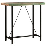 Vidaxl Barska miza 110x55x107 cm trden akacijev les in železo