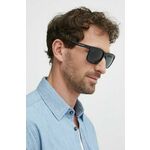 Sončna očala Armani Exchange moška, črna barva, 0AX4145S - črna. Sončna očala iz kolekcije Armani Exchange. Model z zrcalnimi stekli in okvirji iz plastike. Ima filter UV 400.