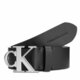 Moški pas Calvin Klein Jeans Round Mono Plaque Lthr Belt 40Mm K50K511168 Black BEH