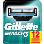 Gillette Mach 3 nadomestna rezila, 12 kosov