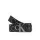 Calvin Klein Jeans Moški pas Monogram Slider Webbing Belt35Mm K50K511819 Črna