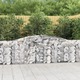 Vidaxl Obokane gabion košare 4 kosi 400x30x80/100 cm pocinkano železo